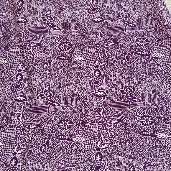 Julia Amory Purple Patterned Women's Gidget Skirt Size medium - Picture 2 of 4